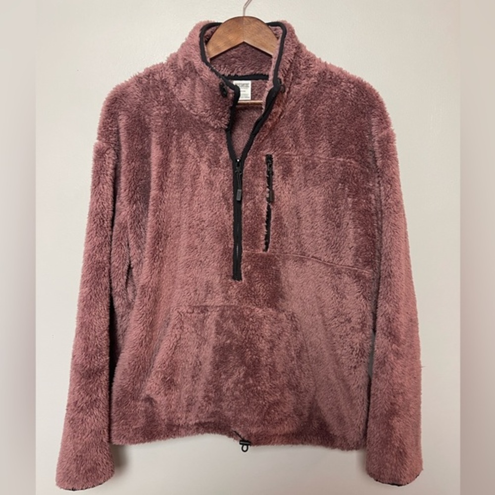 Victoria Secret Pink Collection‎ Half Zip Sherpa Size M